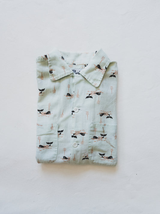 1950's Whale Shirt - S