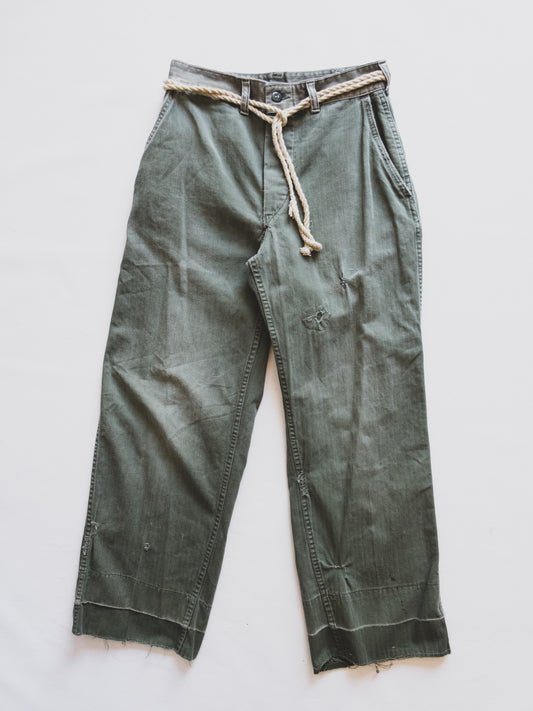 1940's Two Tone HBT Pants - 28x27