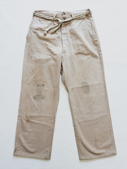 1940's HBT Work Pants - 31x28