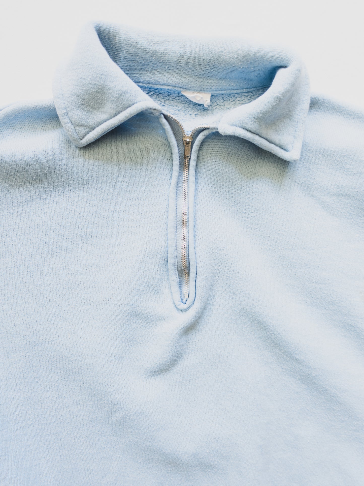 1950's Powder Blue Quarter Zip - M