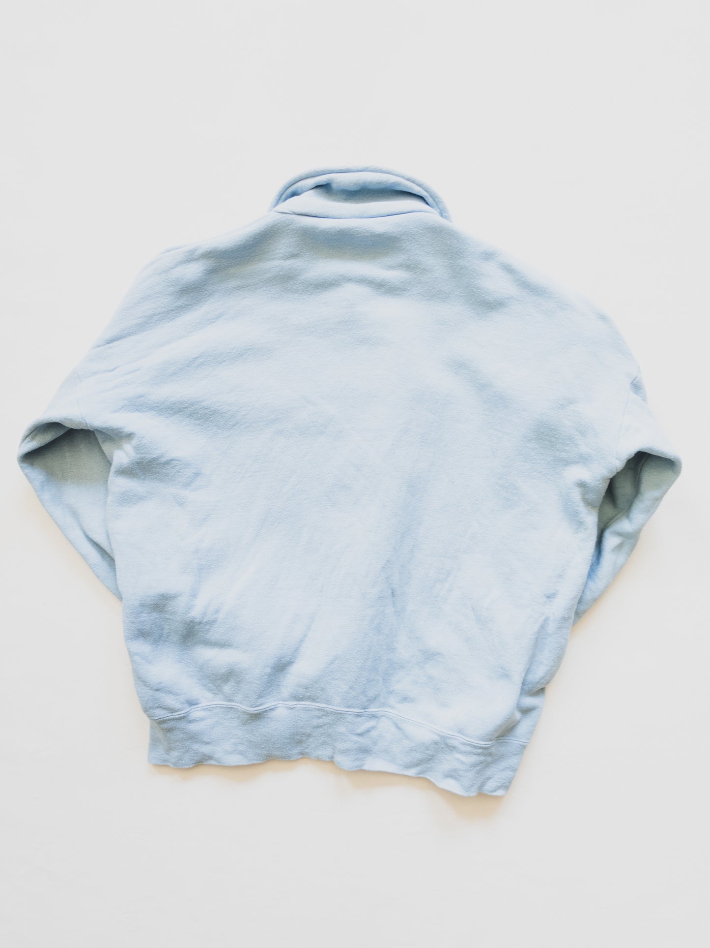 1950's Powder Blue Quarter Zip - M