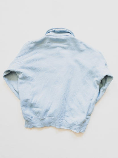 1950's Powder Blue Quarter Zip - M