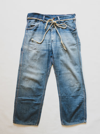 1950's Patched Carpenter Pants - 33x28