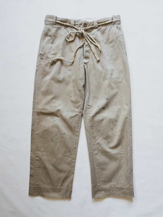 1940's Paint Splattered Chinos - 33x29