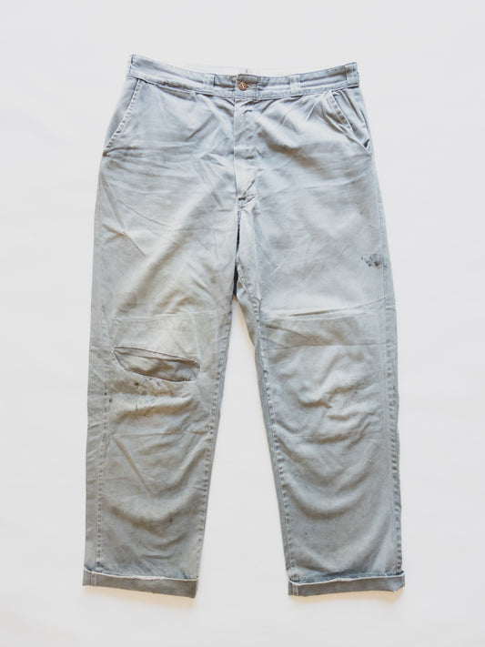 1950's Patched Work Pants - 34x30