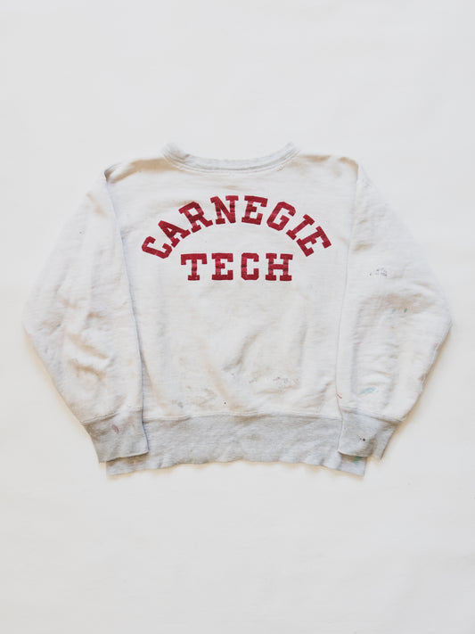 1950's Two Tone "Carnegie Tech" Sweat - M