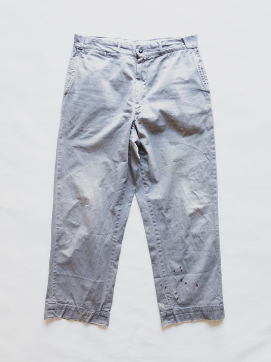 1950's Gray Work Pants - 34x30