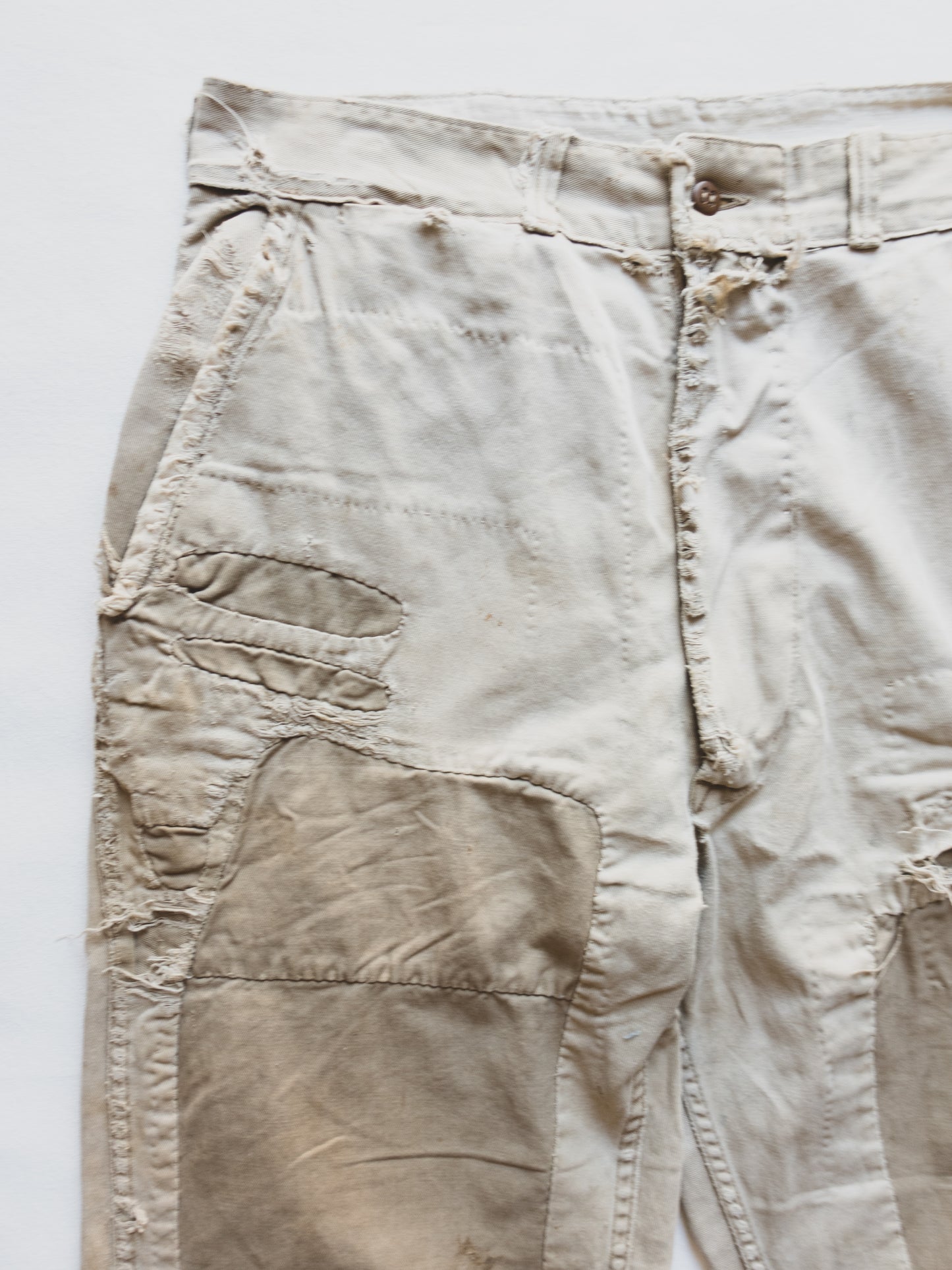 1940's Crazy Patched Chinos - 32x30