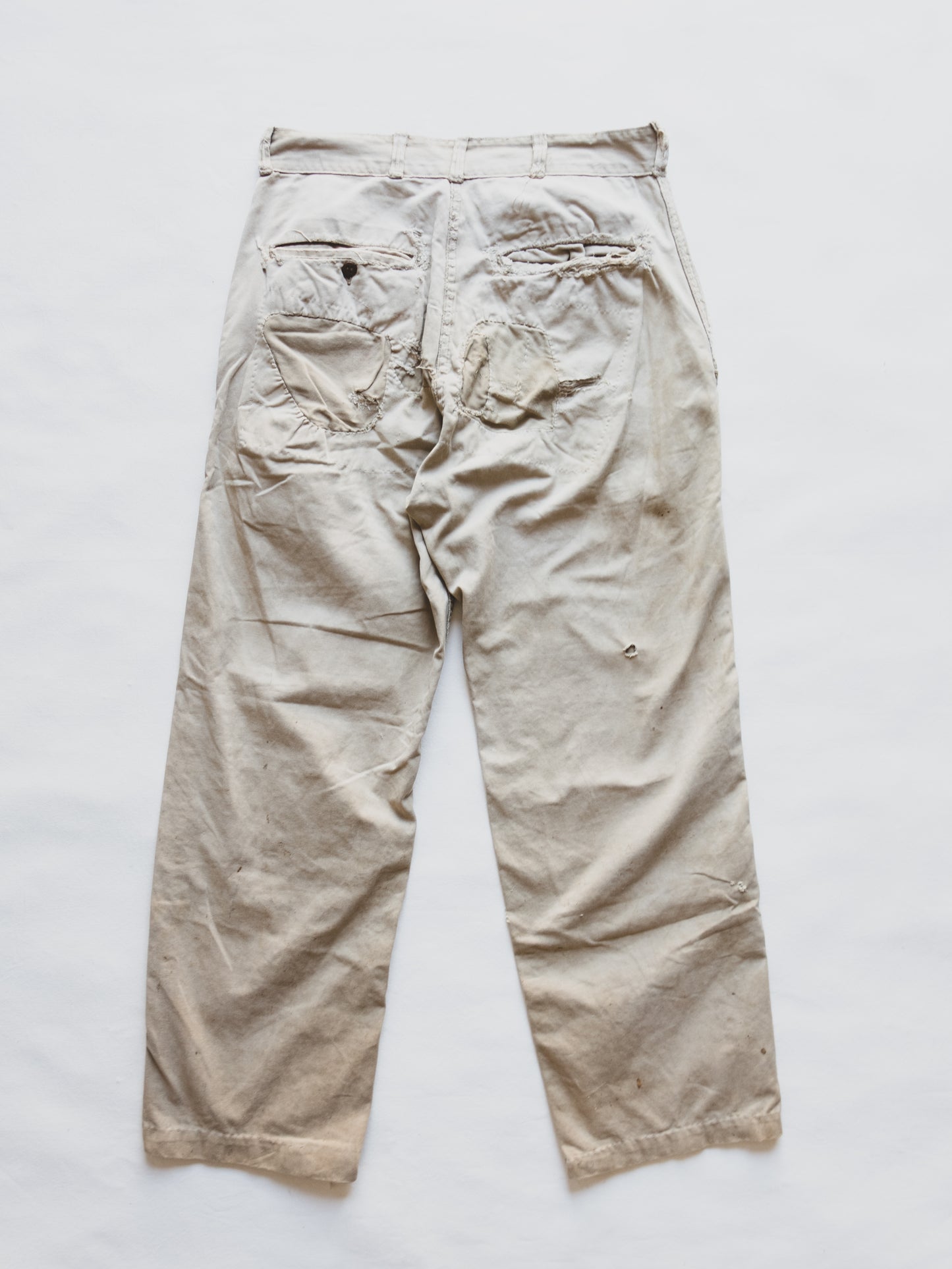 1940's Crazy Patched Chinos - 32x30