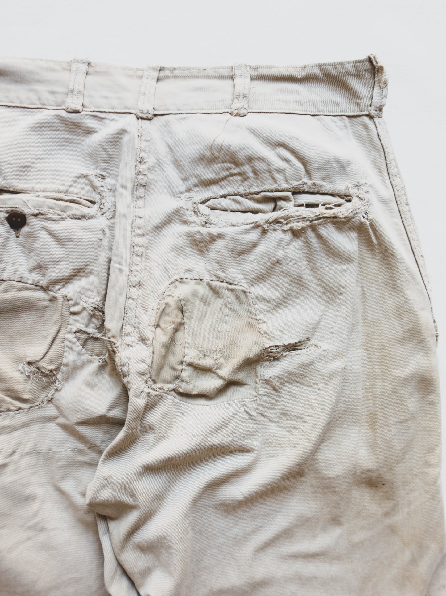 1940's Crazy Patched Chinos - 32x30