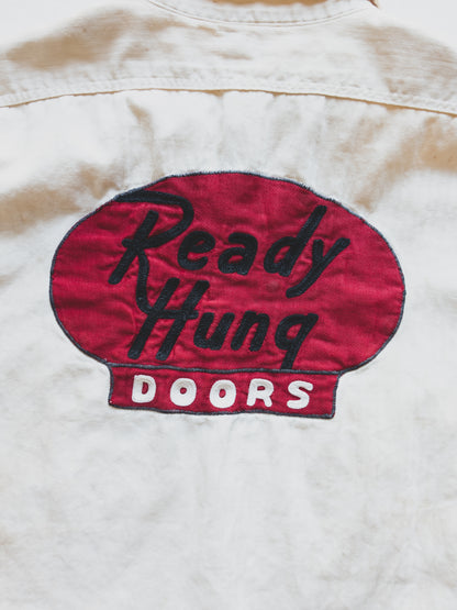 1930's "Ready Hung Doors" Work Shirt - M