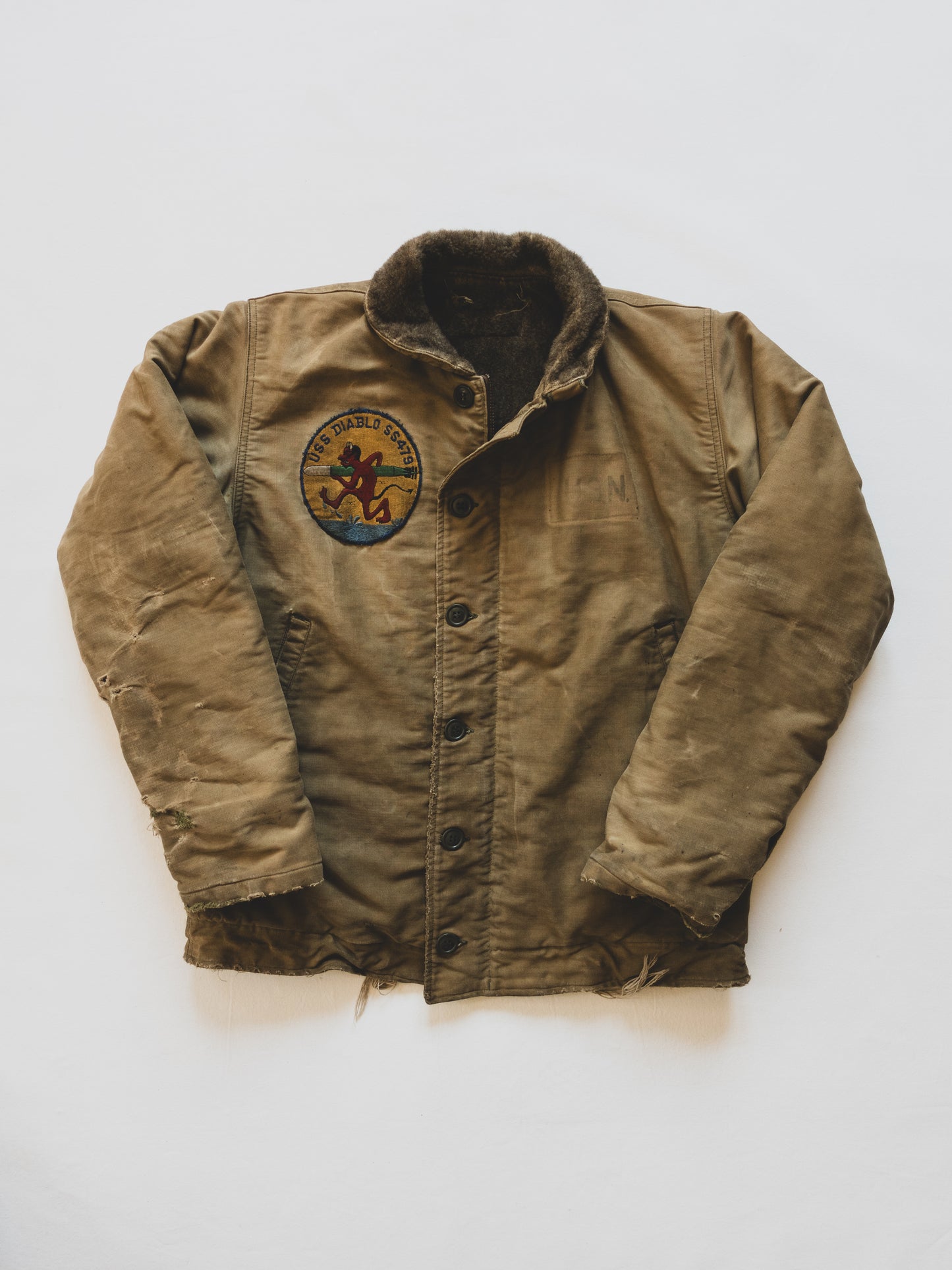 1940’s Salty USN Deck Jacket - M