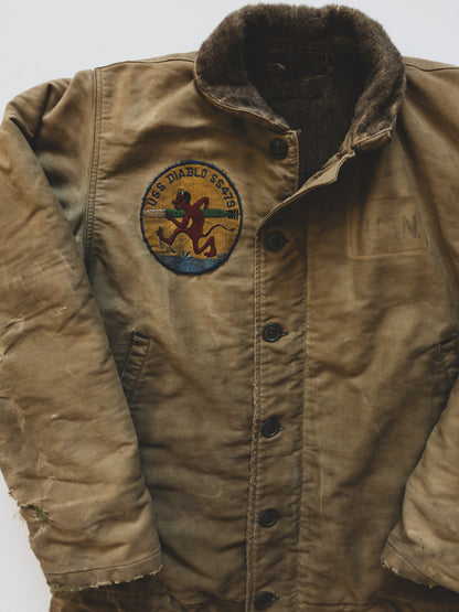 1940’s Salty USN Deck Jacket - M