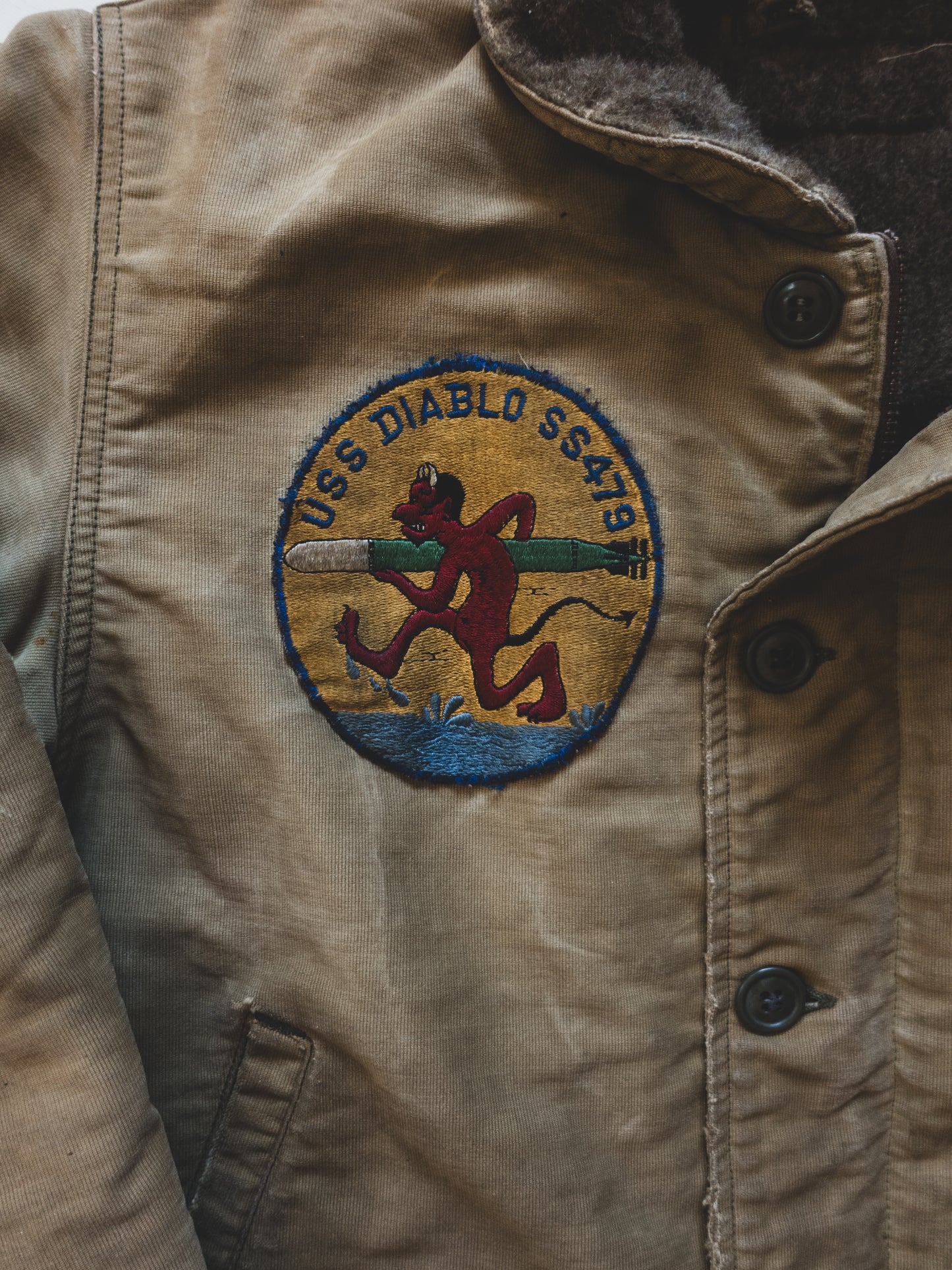 1940’s Salty USN Deck Jacket - M