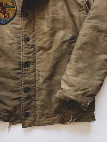 1940’s Salty USN Deck Jacket - M