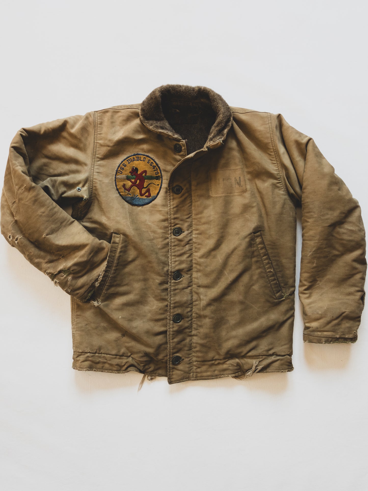 1940’s Salty USN Deck Jacket - M