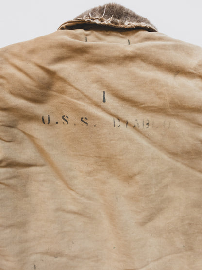 1940’s Rare " USS Diablo " USN Deck Jacket - M