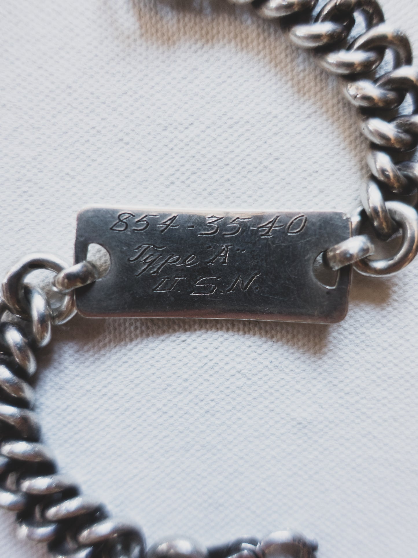 1940's USN ID Bracelet