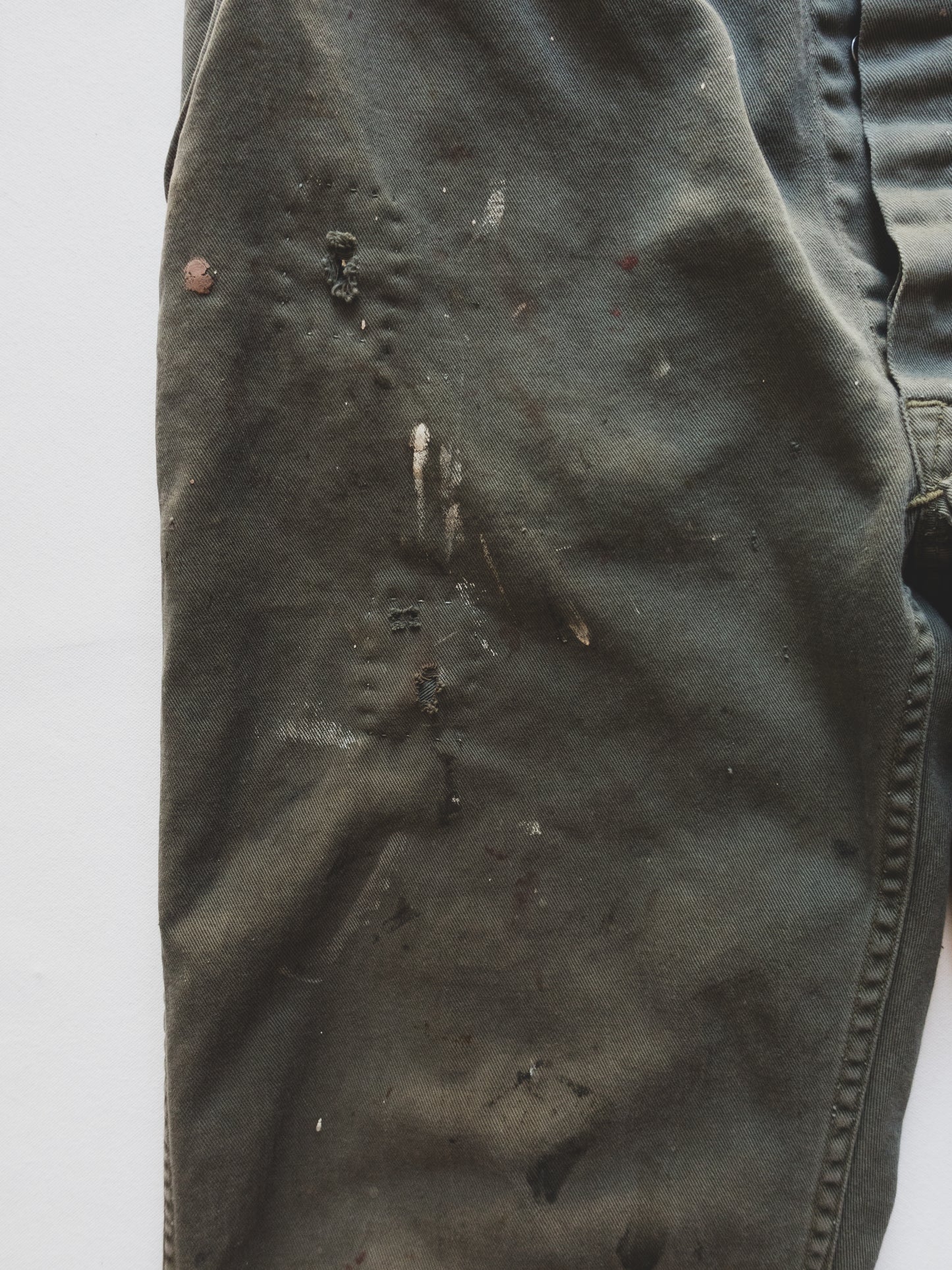 1940's Paint Splattered Work Pants - 38x29