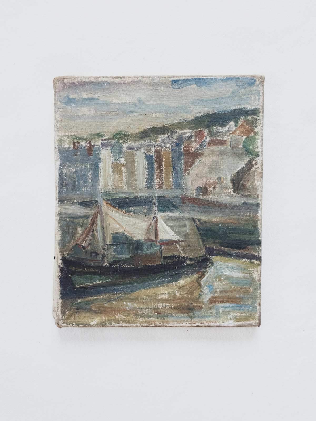 1930s Abstract Seascape Painting