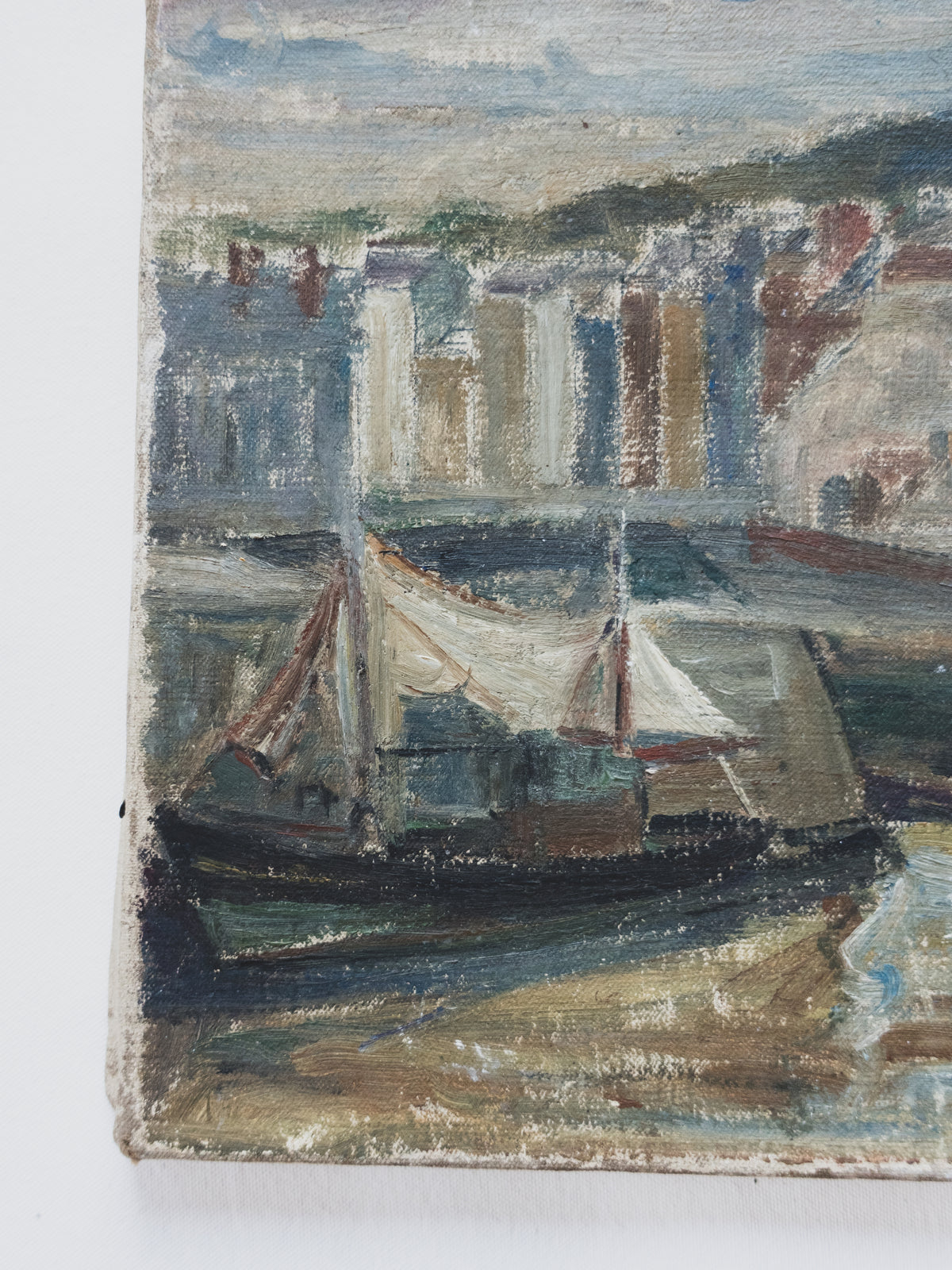 1930s Abstract Seascape Painting