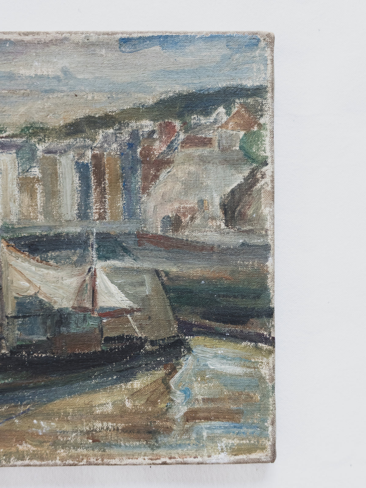 1930s Abstract Seascape Painting