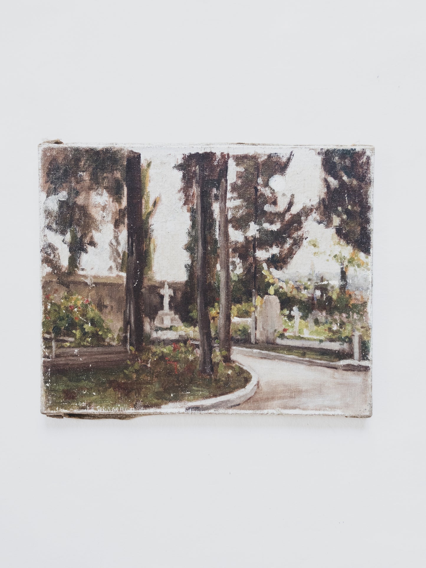 1930's Cemetery Painting