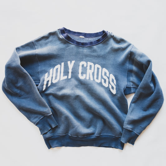 1950's Two Tone "Holy Cross" Sweat - M