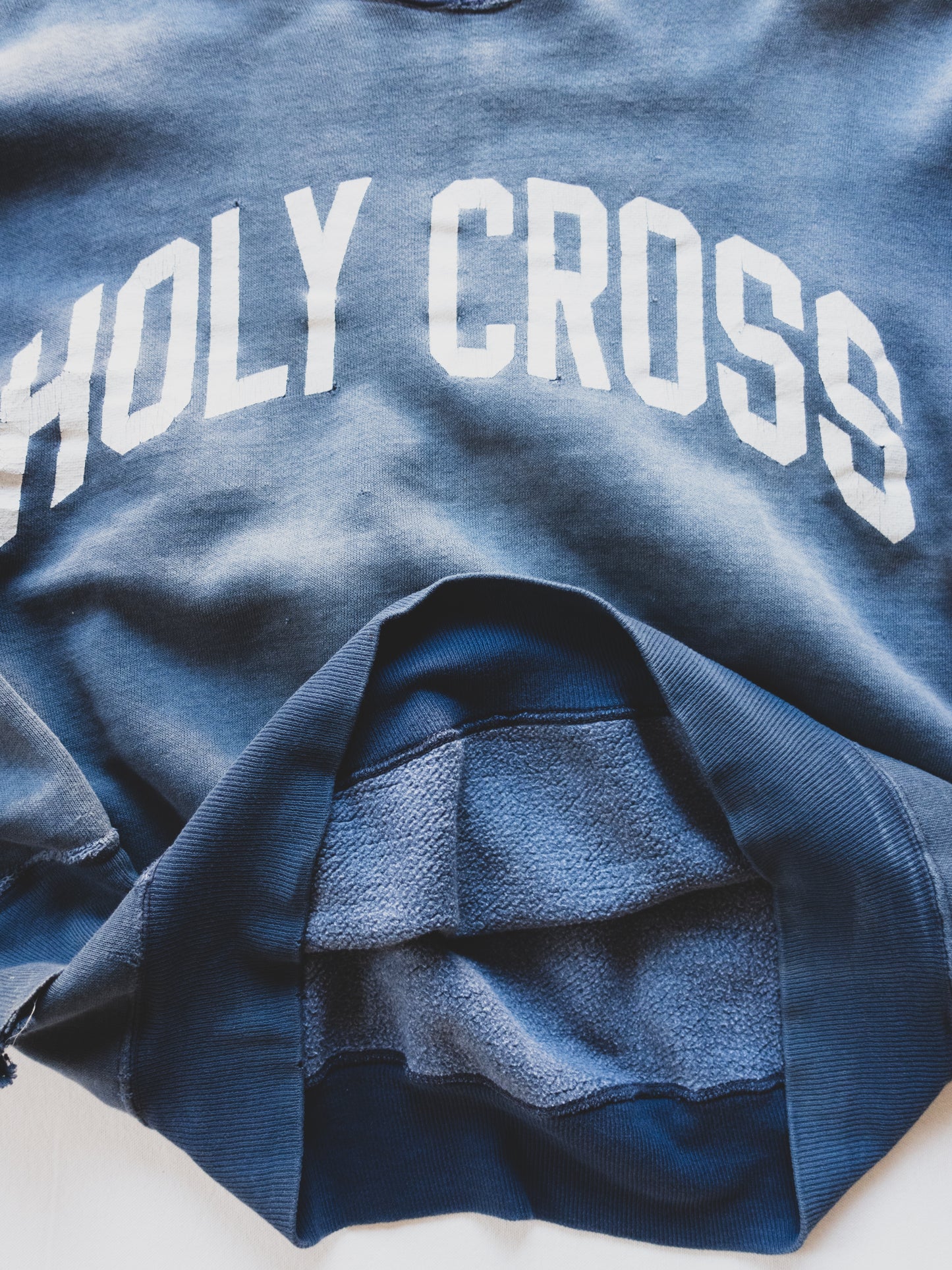 1950's Two Tone "Holy Cross" Sweat - M