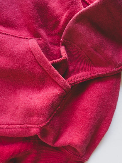 1950's Faded Red Hoodie - S/M