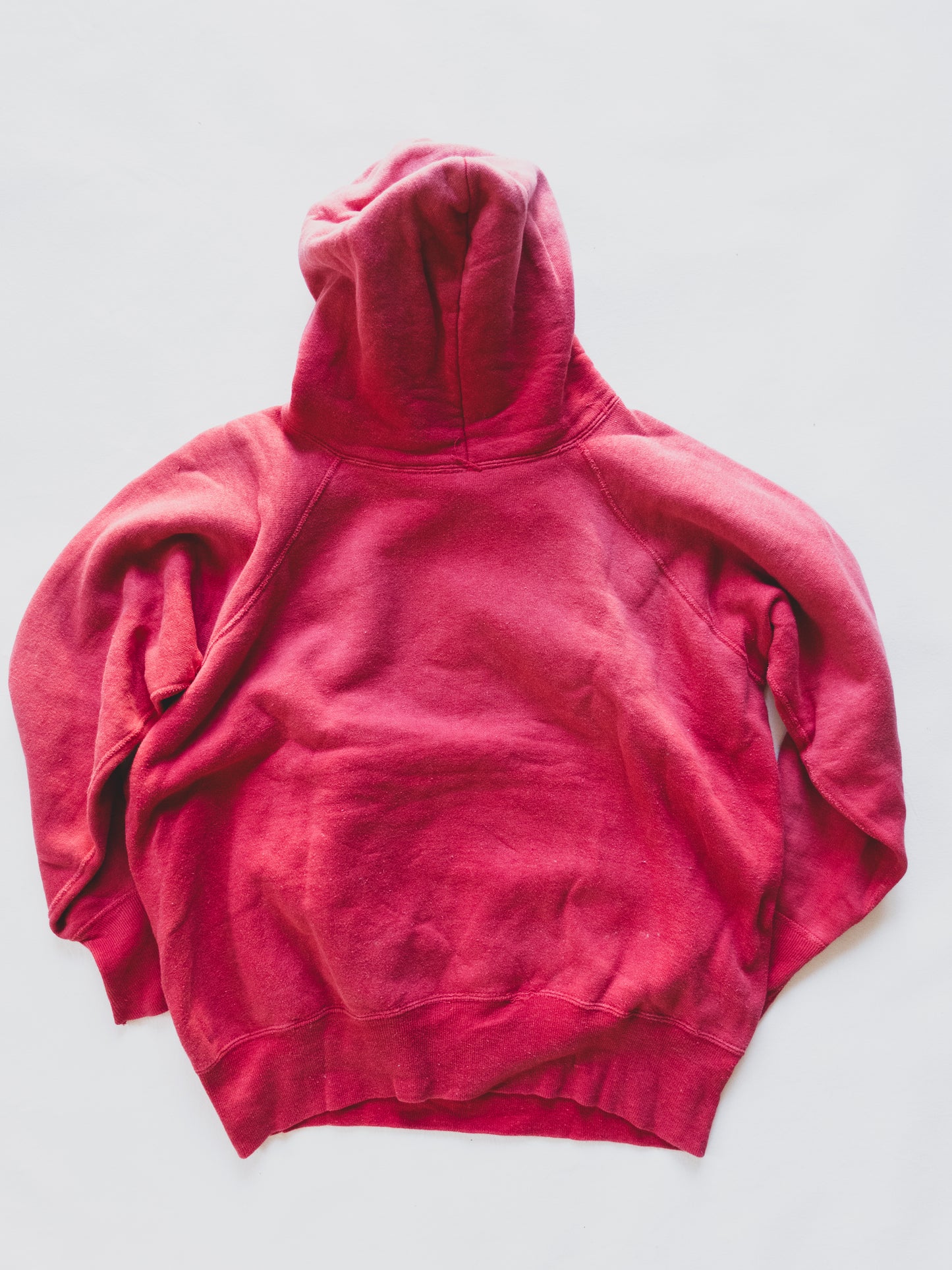 1950's Faded Red Hoodie - S/M