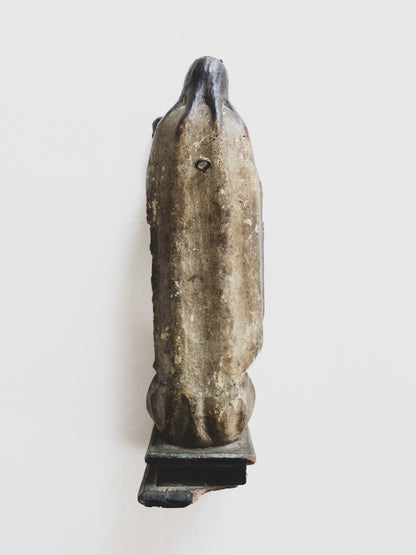 19th c. Hand Carved Madonna and Child