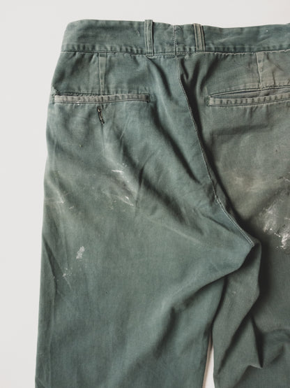 1940's Patched Work Pants - 29x32