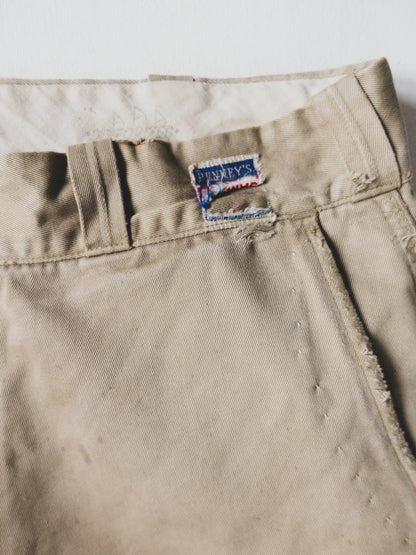 1950's Patched Work Pants - 33x32