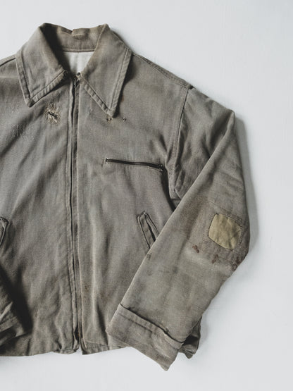 1940's Patched Whipcord Jacket - S/M
