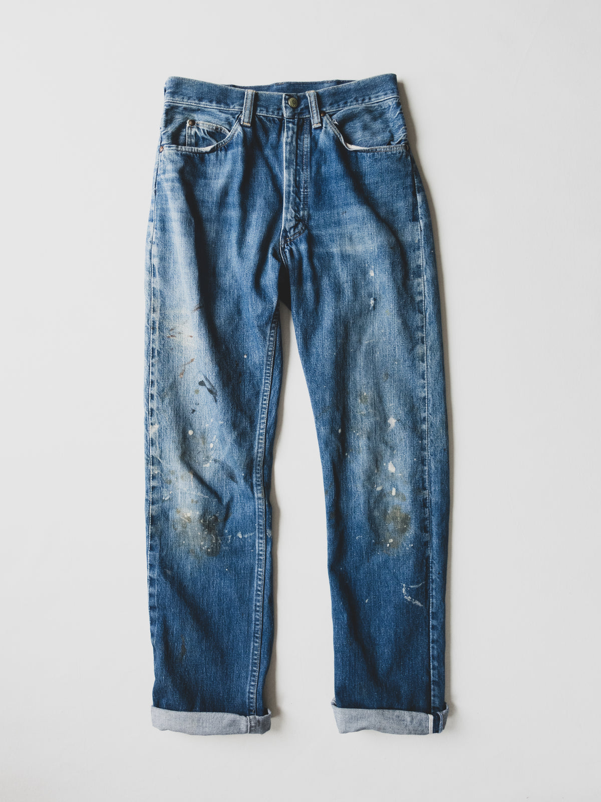 1950s Paint Splattered Cowboy Jeans - 29x33