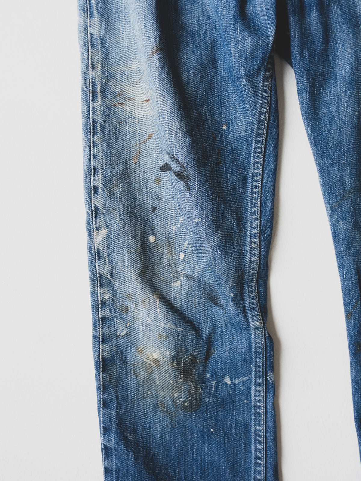 1950s Paint Splattered Cowboy Jeans - 29x33