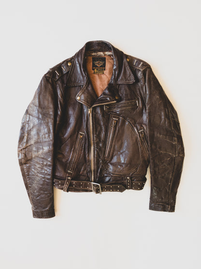 1950's Harley Davidson Horsehide Leather Jacket - M