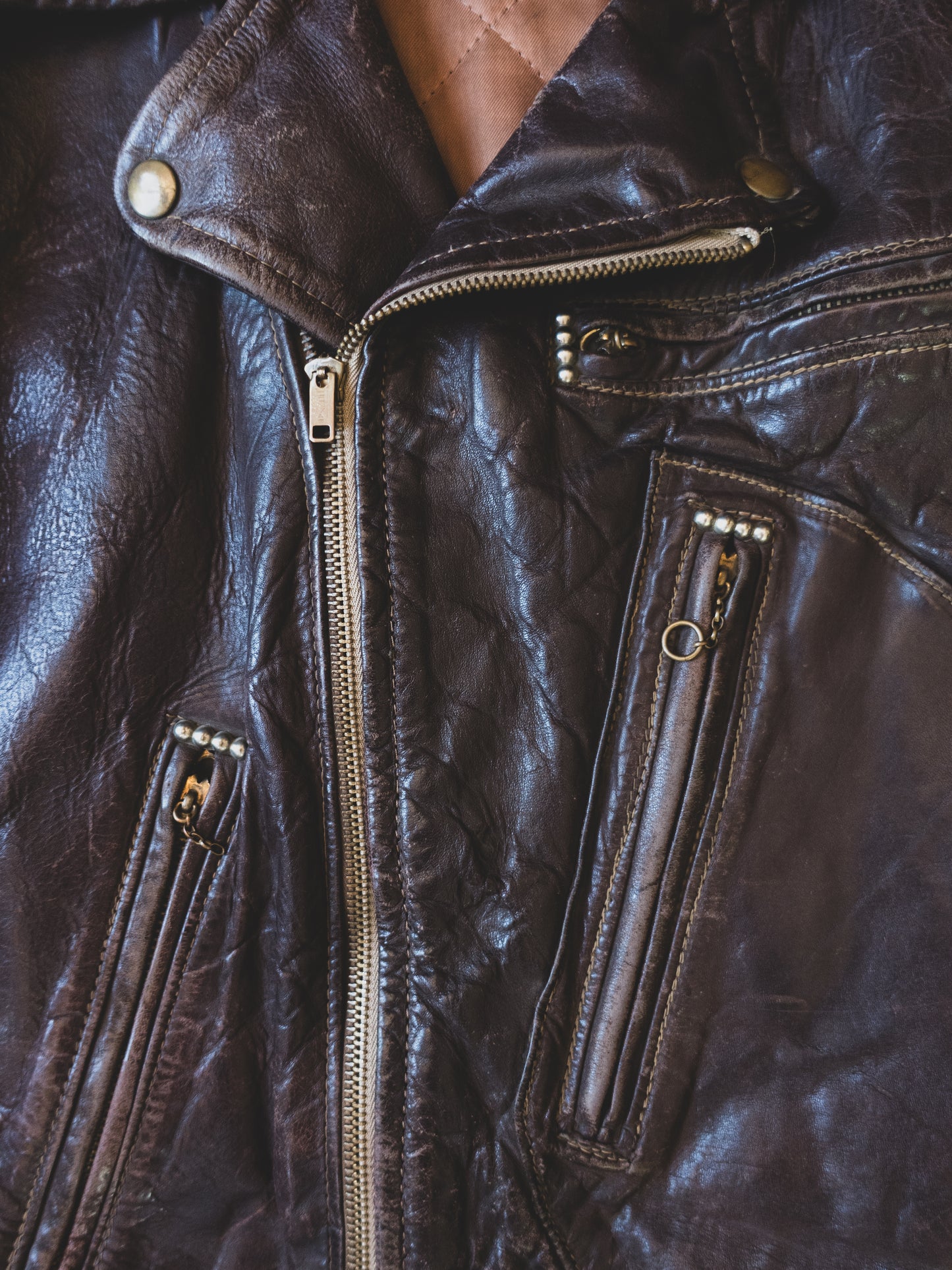 1950's Harley Davidson Horsehide Leather Jacket - M