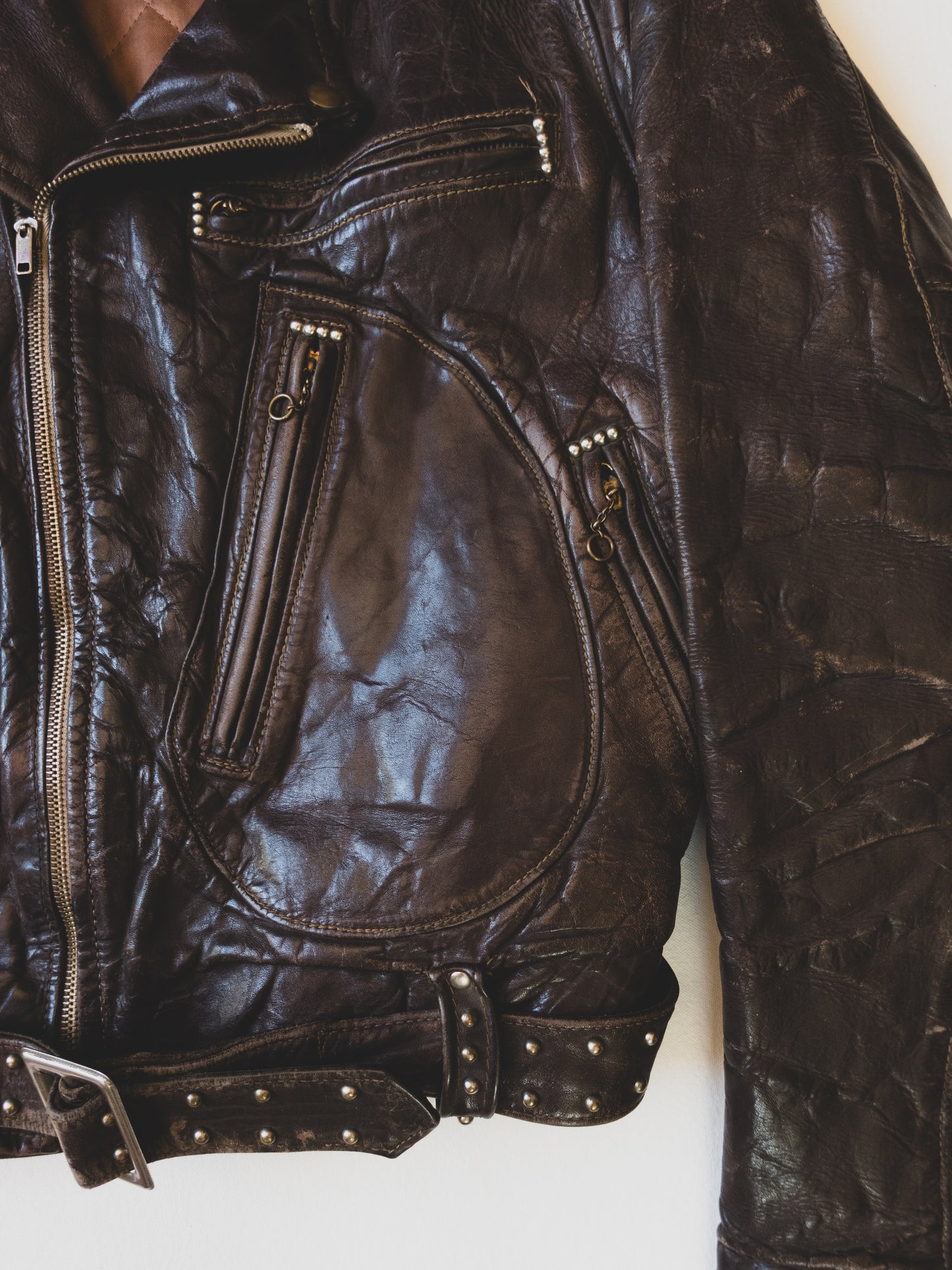 1950's Harley Davidson Horsehide Leather Jacket - M