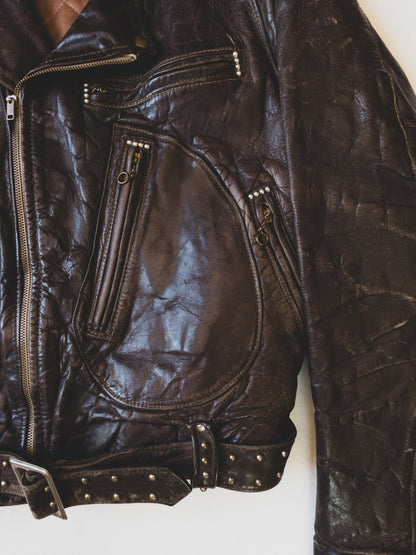 1950's Harley Davidson Horsehide Leather Jacket - M