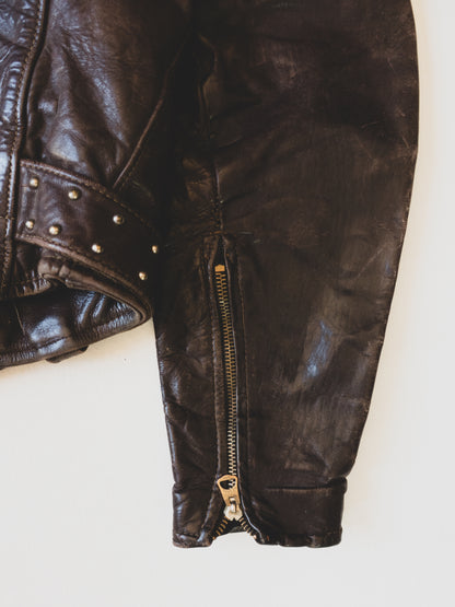 1950's Harley Davidson Horsehide Leather Jacket - M