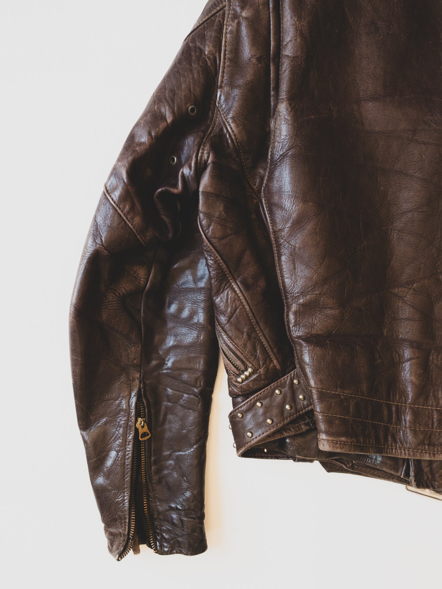 1950's Harley Davidson Horsehide Leather Jacket - M