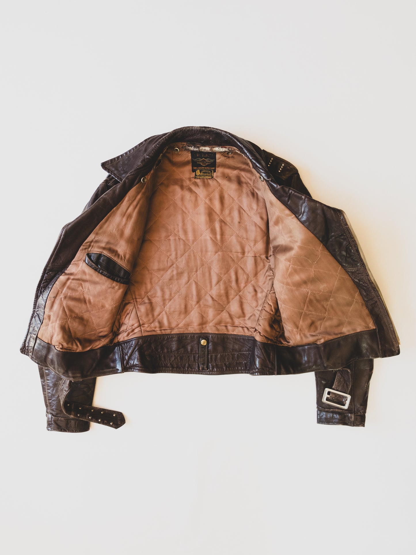 1950's Harley Davidson Horsehide Leather Jacket - M