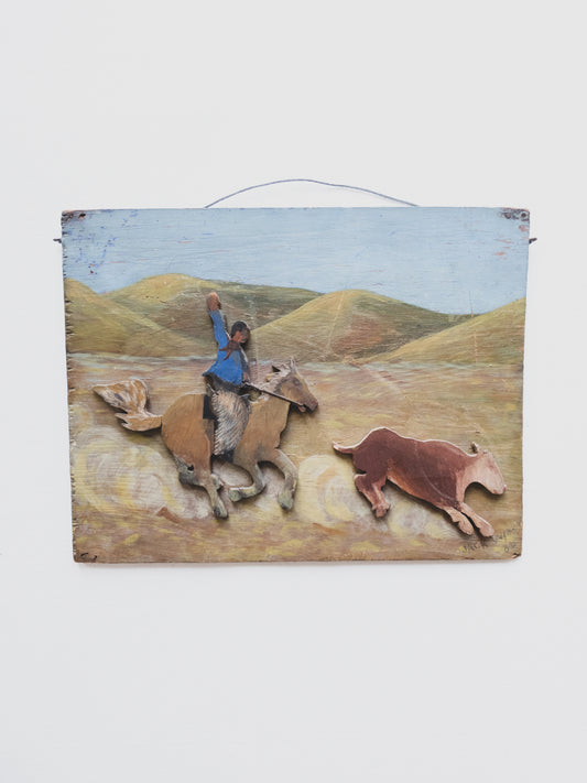 1930’s 3D Western Folk Art