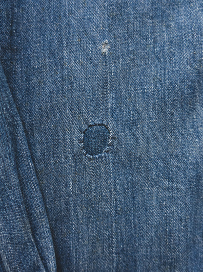 1950's Denim Western Shirt - S