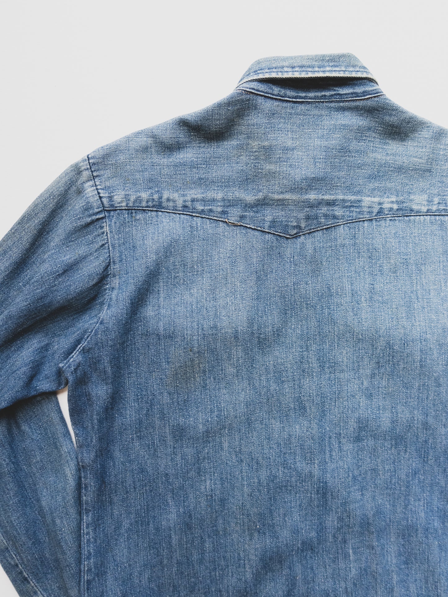 1950's Denim Western Shirt - S