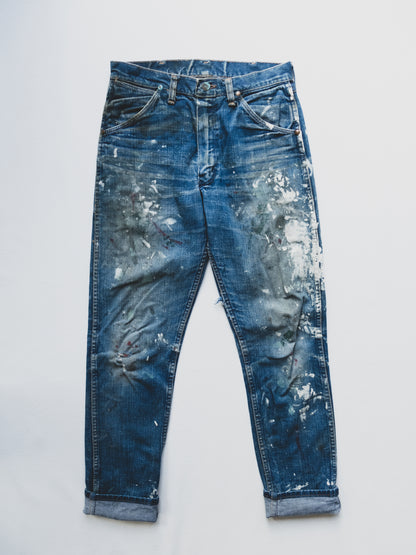 1950's Paint Splattered Cowboy Jeans - 29x31