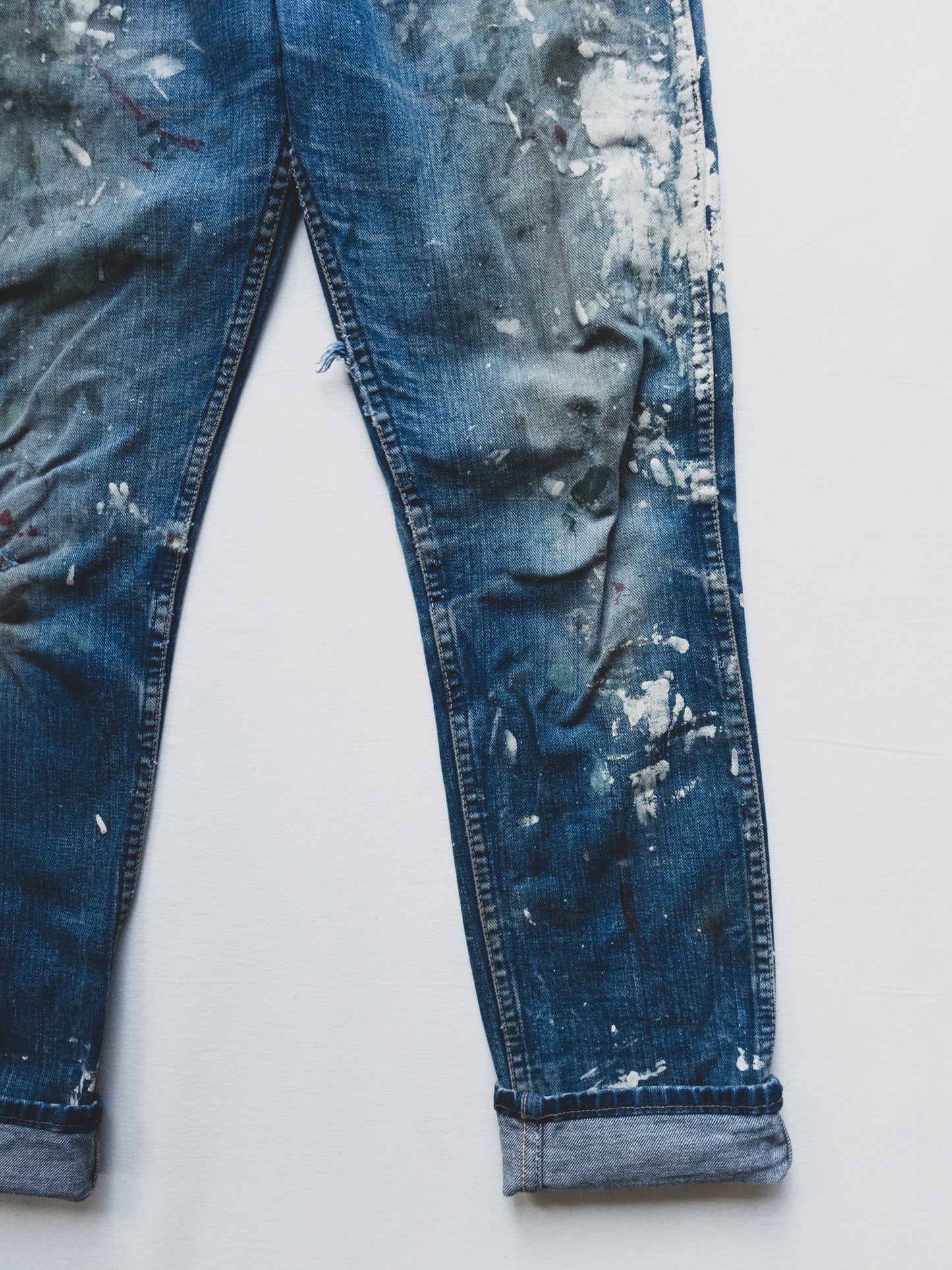 1950's Paint Splattered Cowboy Jeans - 29x31