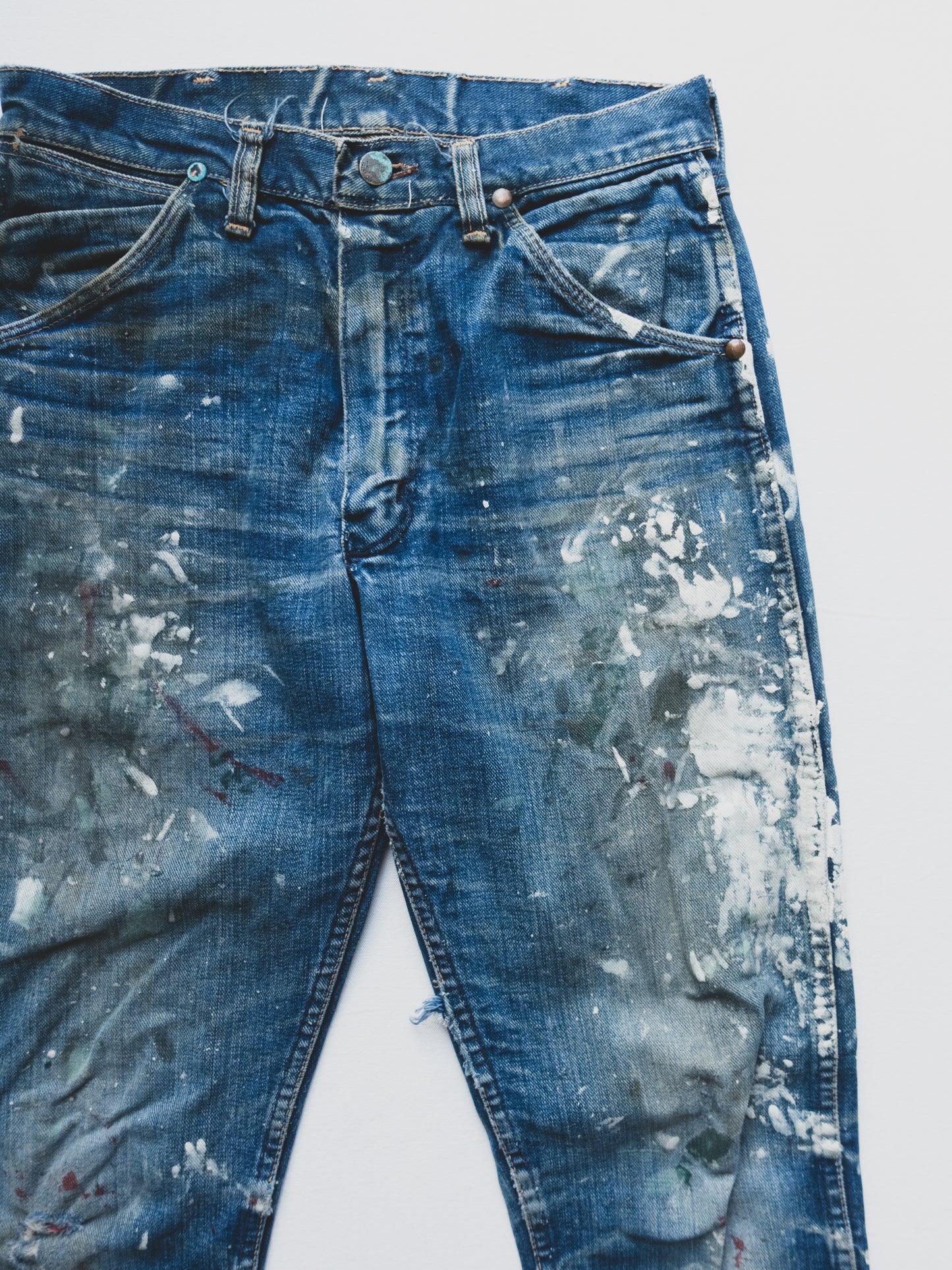 1950's Paint Splattered Cowboy Jeans - 29x31